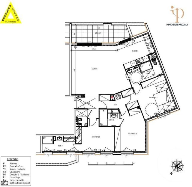 Appartement F4 à vendre - 4 pièces - 118.77 m2 - LA VARENNE ST HILAIRE - 94 - ILE-DE-FRANCE - Century 21 Immo Bac