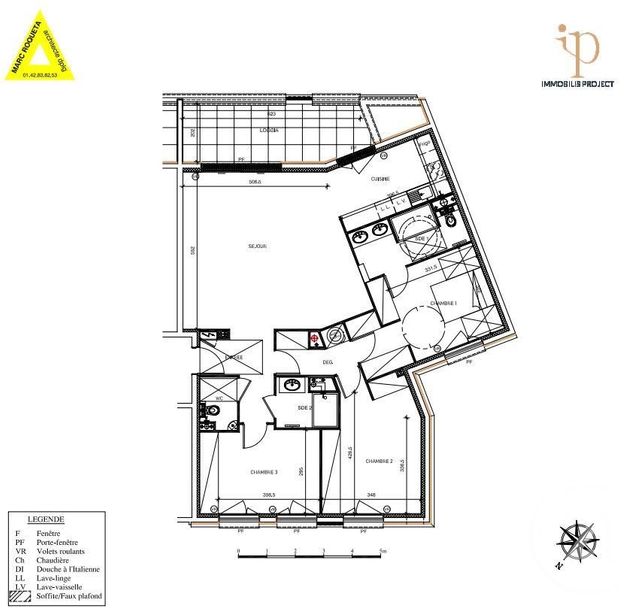 Appartement F4 à vendre - 4 pièces - 105.98 m2 - ST MAUR DES FOSSES - 94 - ILE-DE-FRANCE - Century 21 Immo Bac